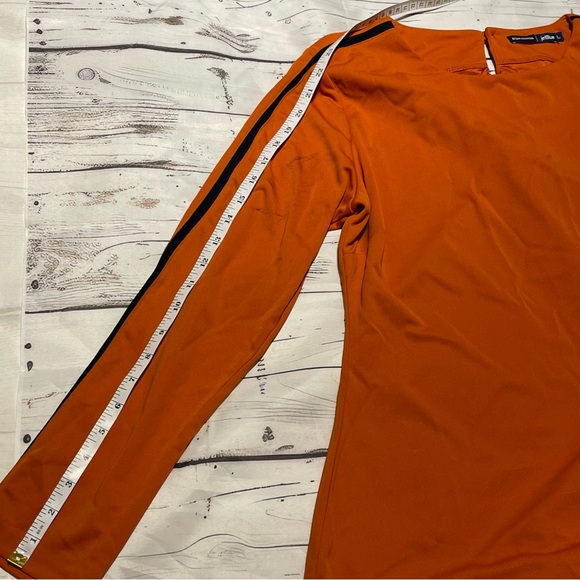 Stan Herman Jet Blue Orange Tunic Uniform Sz L Preowned - Picture 8 of 11